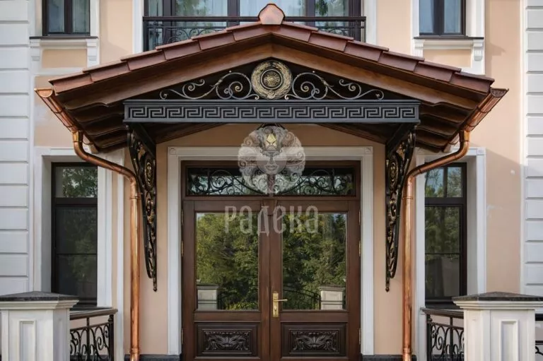 Wrought Iron Canopy in Zhukovka