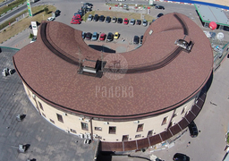 CertainTeed Highland Slate tile roofing, “Kolizey” business center