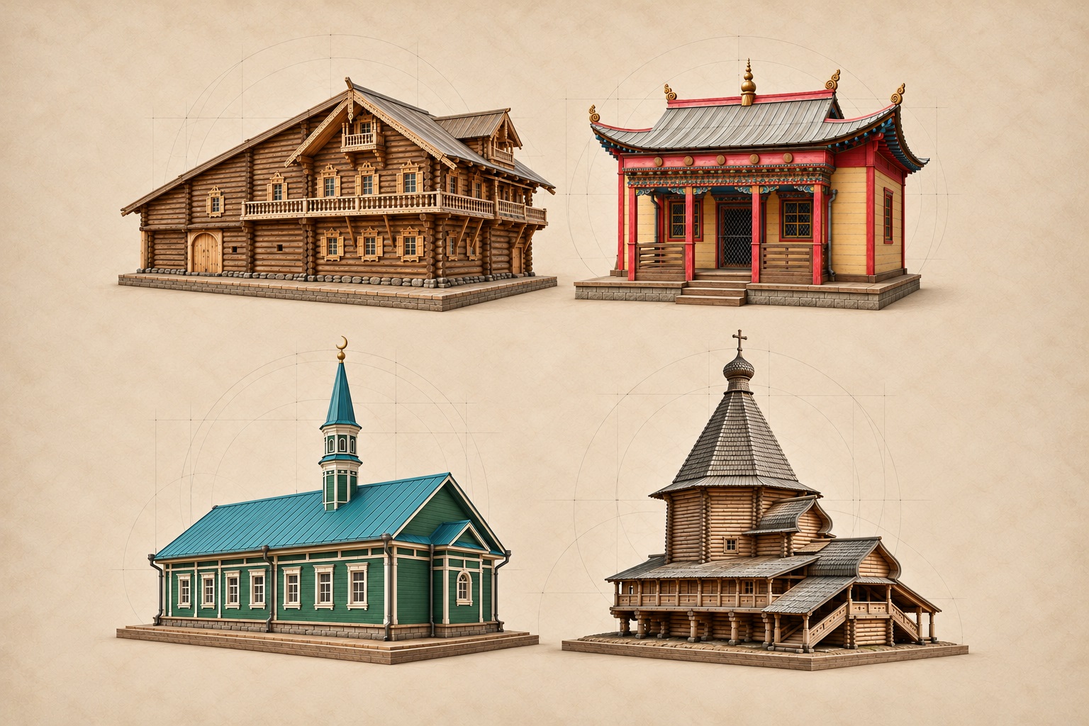 Roofs of the Peoples of Russia