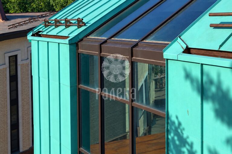 Copper Roof and Facades in Serebryany Bor
